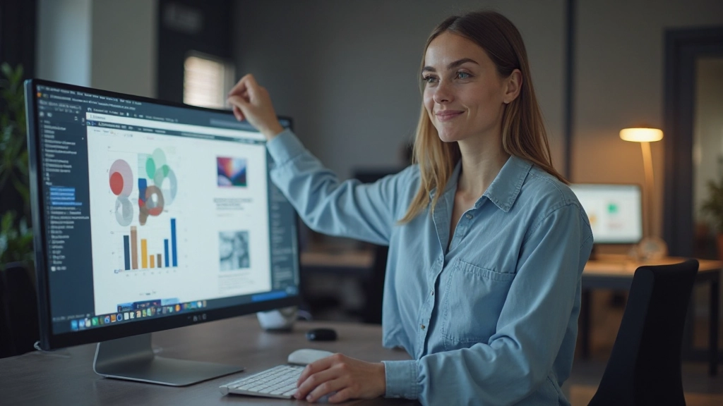 Mockup de design responsivo mostrando website em diferentes dispositivos: desktop, tablet e mobile